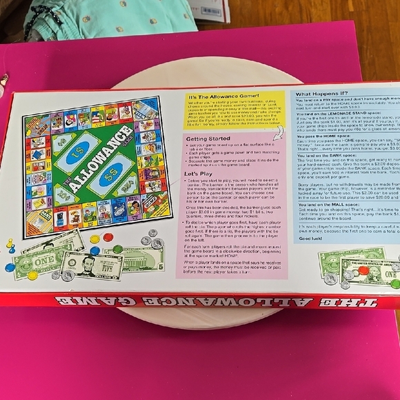 The Allowance Game Board Game - Picture 5 of 7